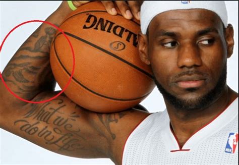 lebron james tattoos meaning
